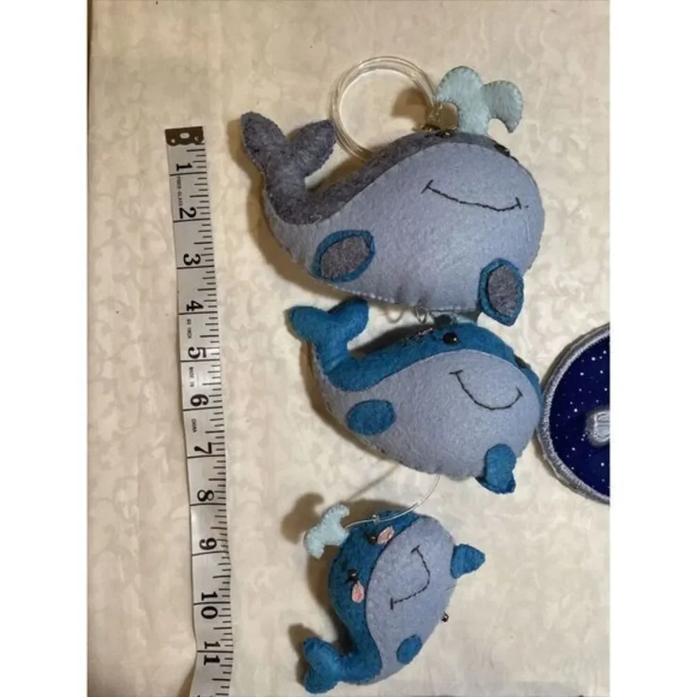 Handmade Whale Ocean themed Baby room decor Pouch Bag‎